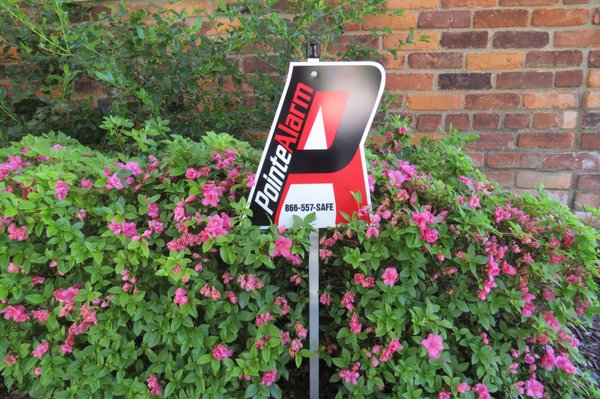 pointe alarm yard sign